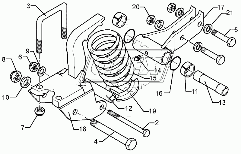 Stalk bracket Rubin 90x90-A