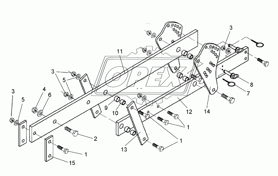 Carrier 100x20x1495 SM7