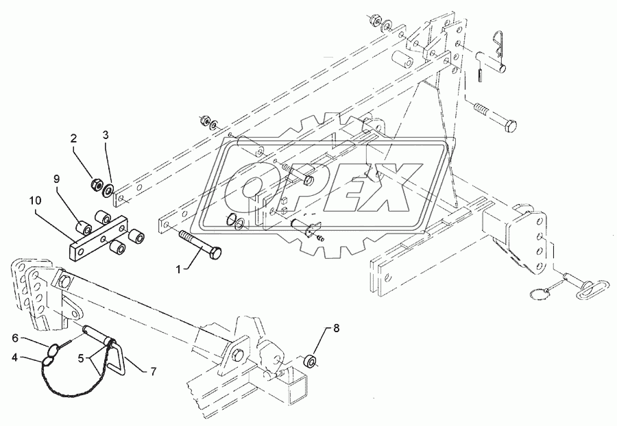 Parts for front headstock Smaragd 9 K