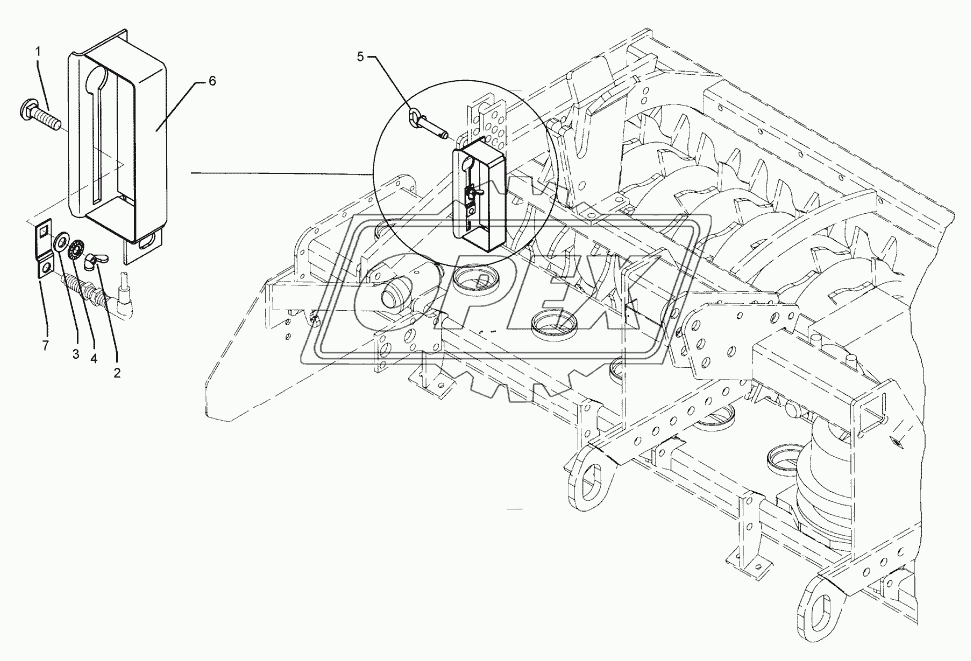 Sensor holder FGS-LH1600 Zirkon