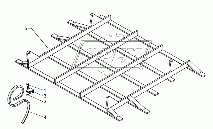 Harrow section 1,5m-G25 26x10