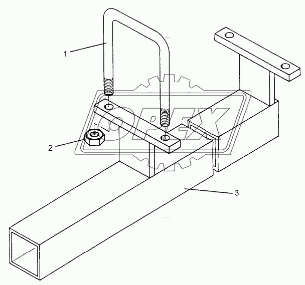 Holder S400 80x80x1170