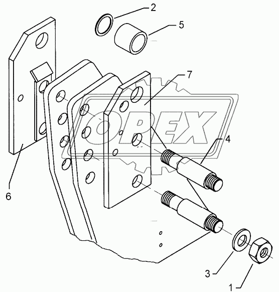 Extension for headstock K700