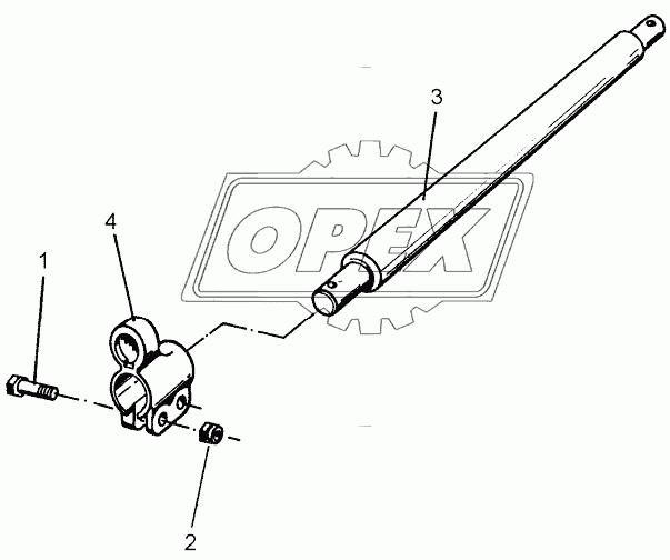 Lower link connection D55/68 L2 Z3