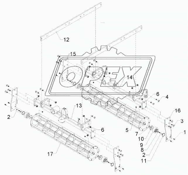 Crumbler frame 1,5m  FK 270