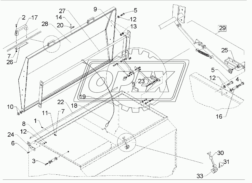 Cover 1850l (160cm)