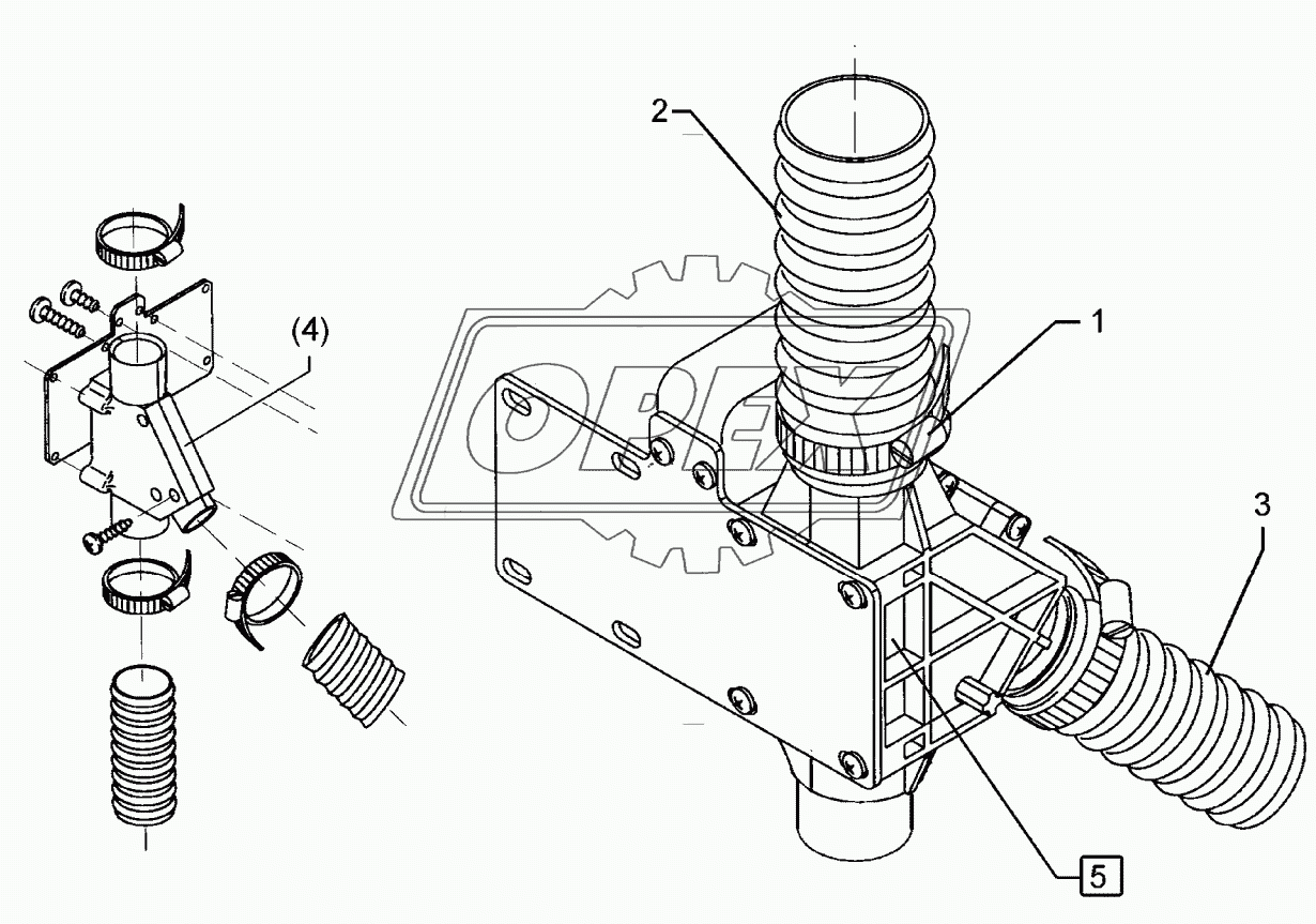 Tramline mechanism 1-F