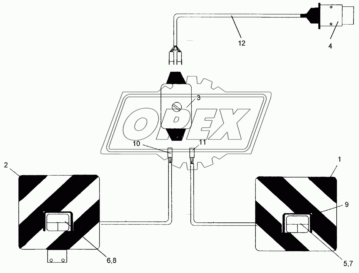 Lighting equipment, rear Solitair 9 K