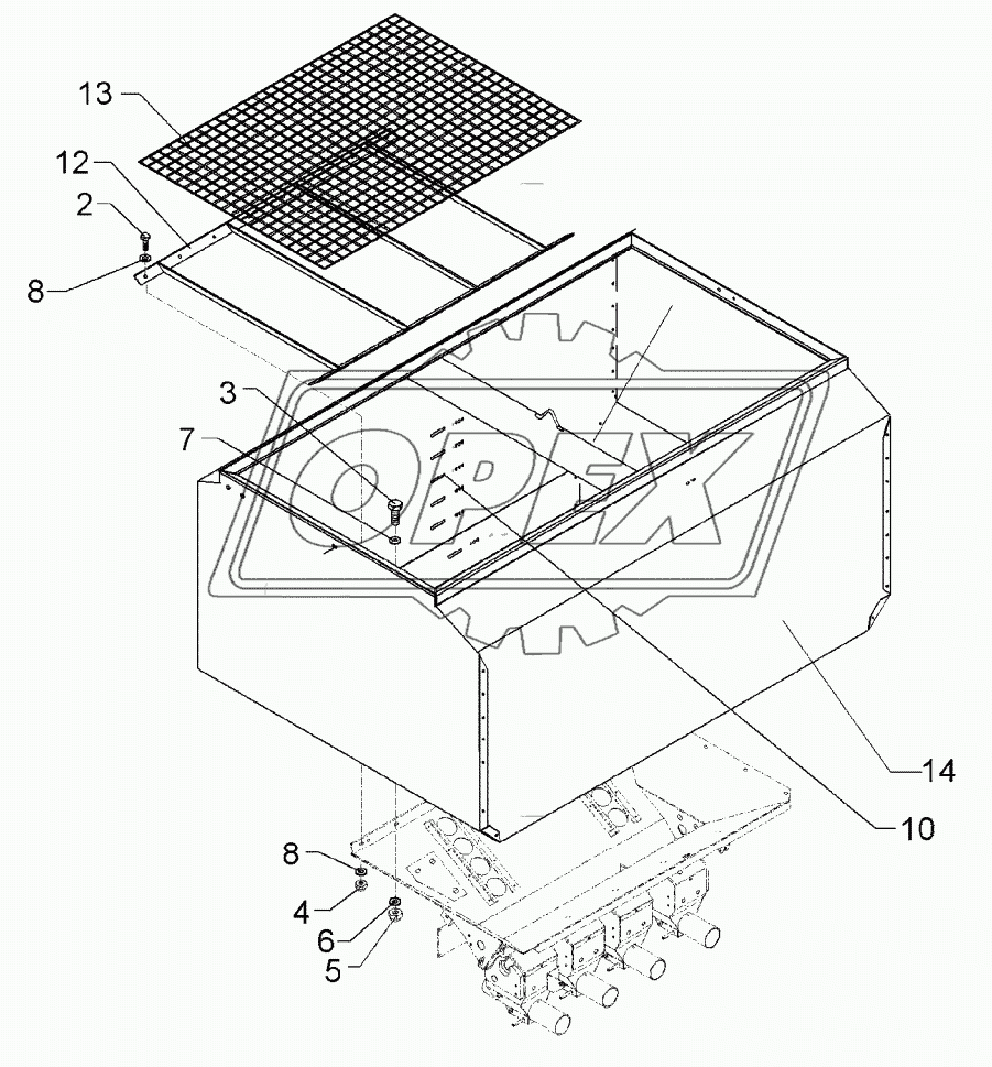 Hopper 1850l (160cm)