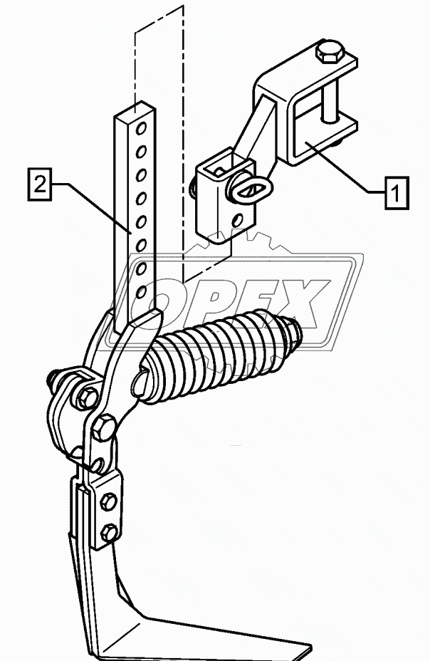 Track scraper with holder FSU-VS33-70x70