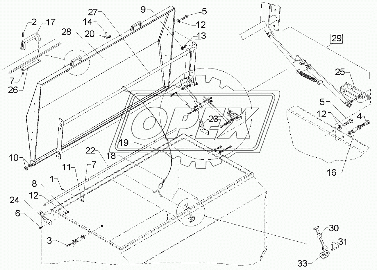 Cover 1850l (160cm)