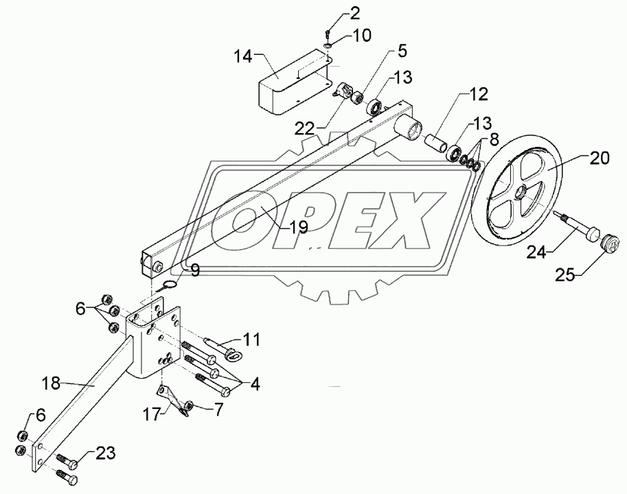 Drive wheel D350 Solitronic