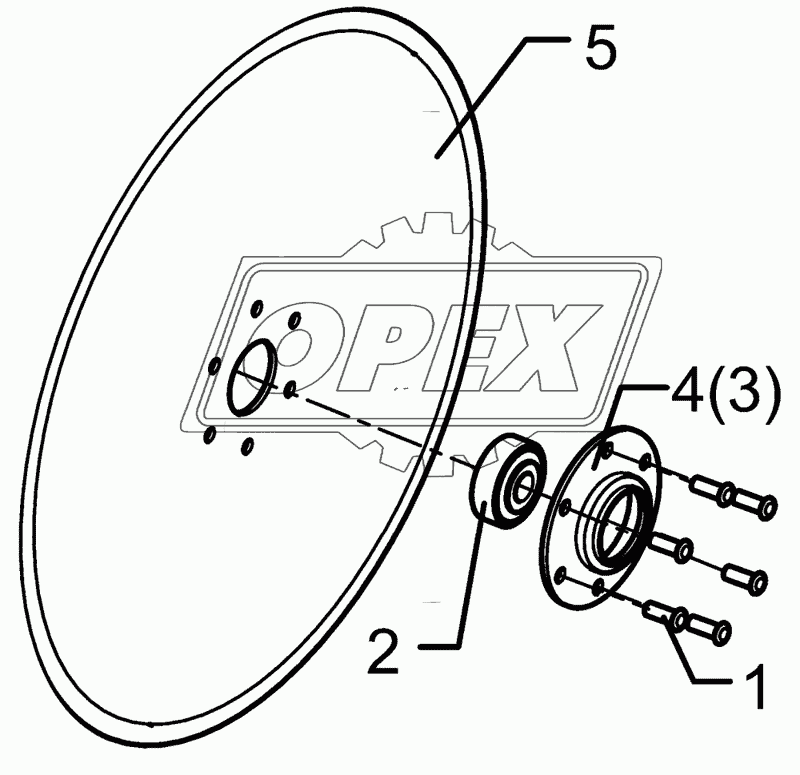 Disc D350/70/34x3 AA