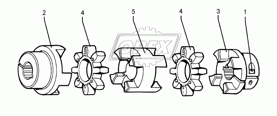 Coupling 1.3/4-20Z