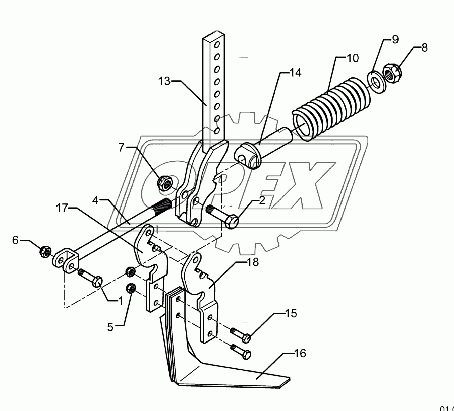 Track scraper FSU-VS33