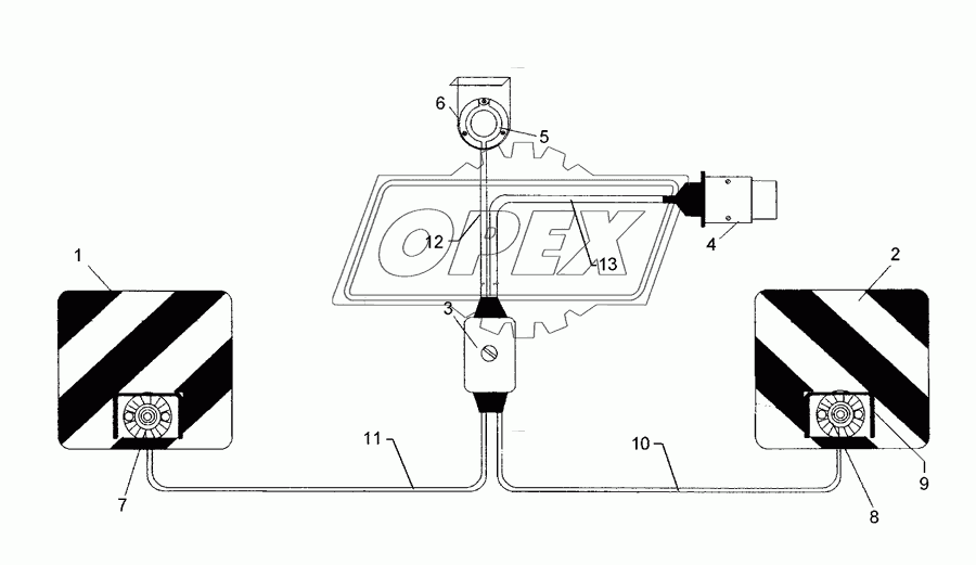 Lighting equipment, front	Solitair 9 FW 1