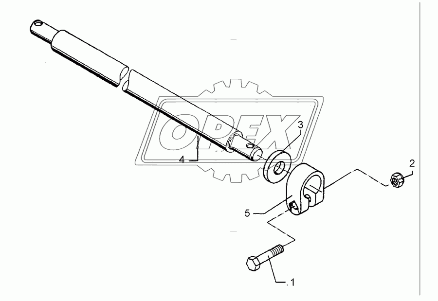 Lower link connection D55/P L3 Z3