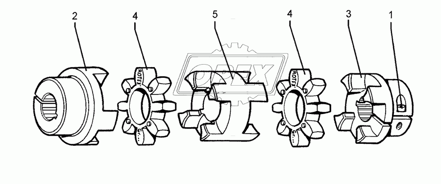 Coupling 1.3/4-6T