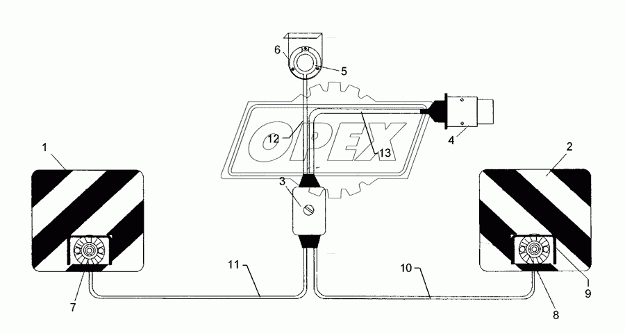 Lighting equipment, front Solitair 9 FW 1