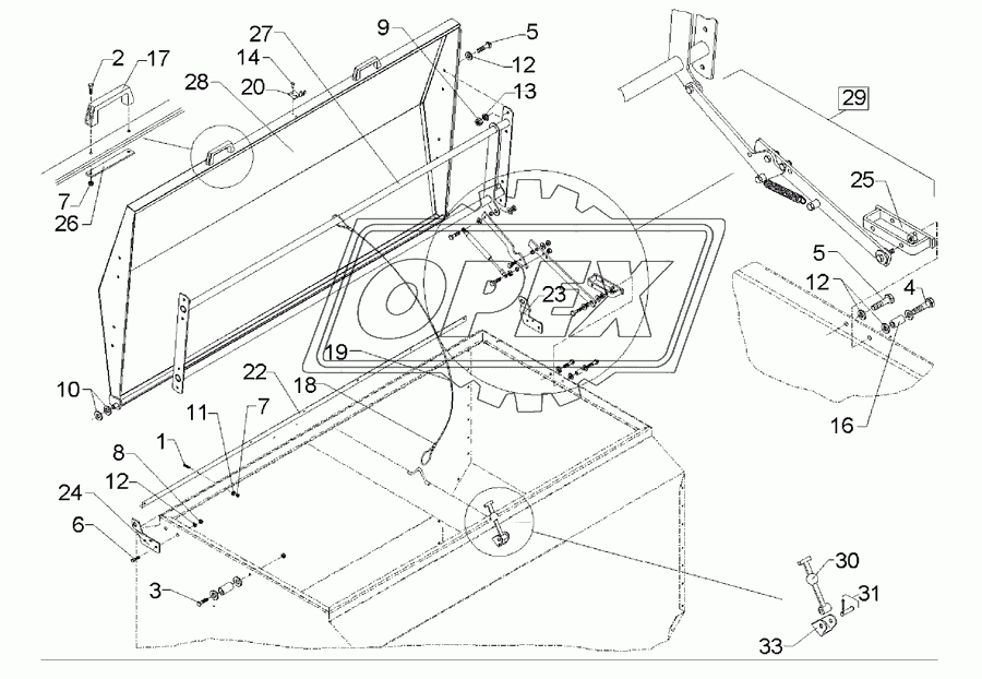 Cover 1850l (160cm)