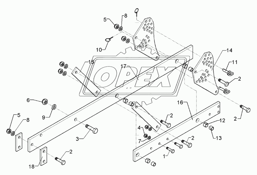 Carrier 120x20x1795-100 TH8U-D600