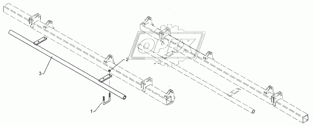 Hose carrier D42,5x6,3x830