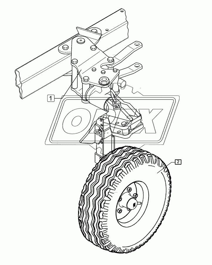 Uni-wheel VO5/6 10.0/75-15.3