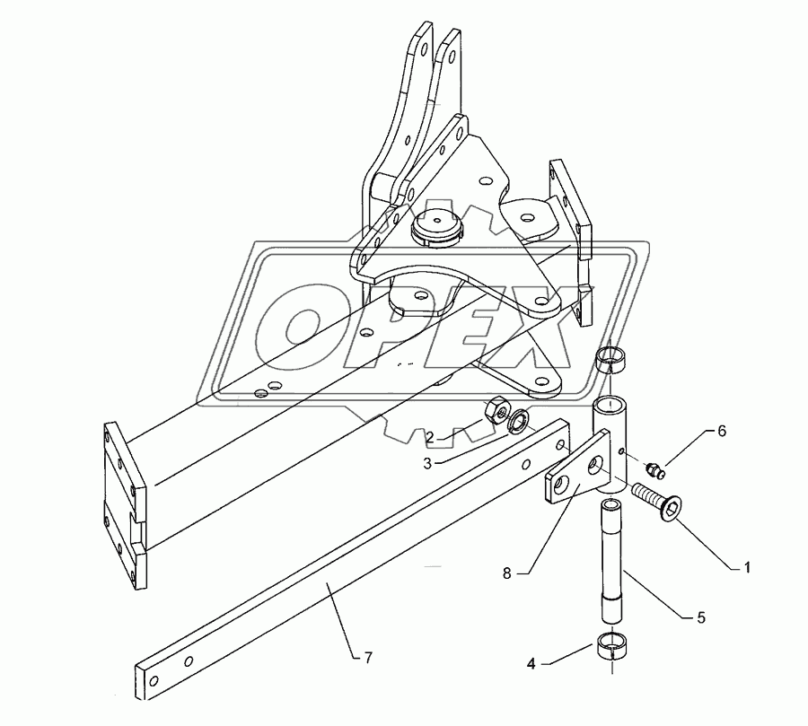 Rod Anbauteil VO 7/7X-3-90