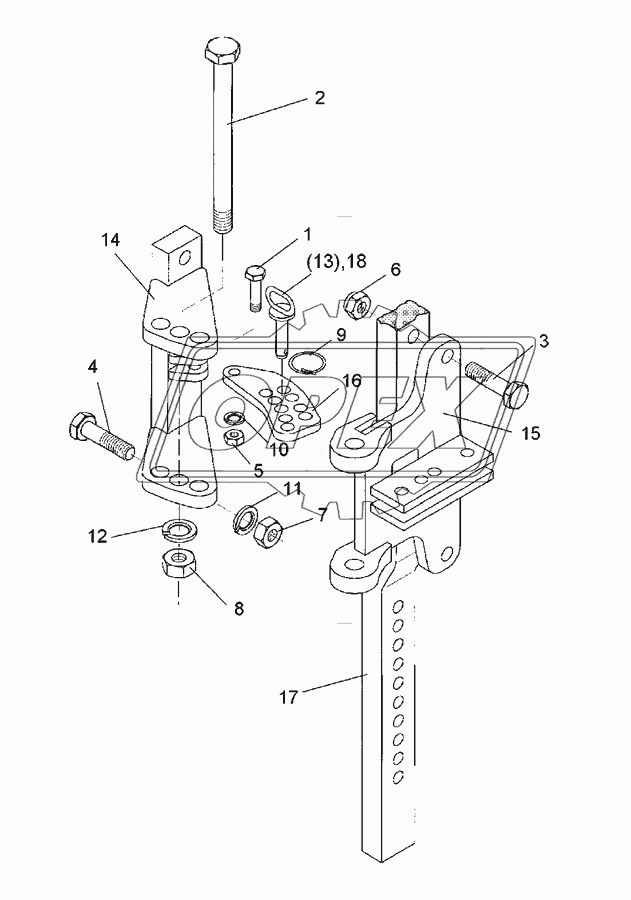 Skim stalk EV-220 50x30 H800-B