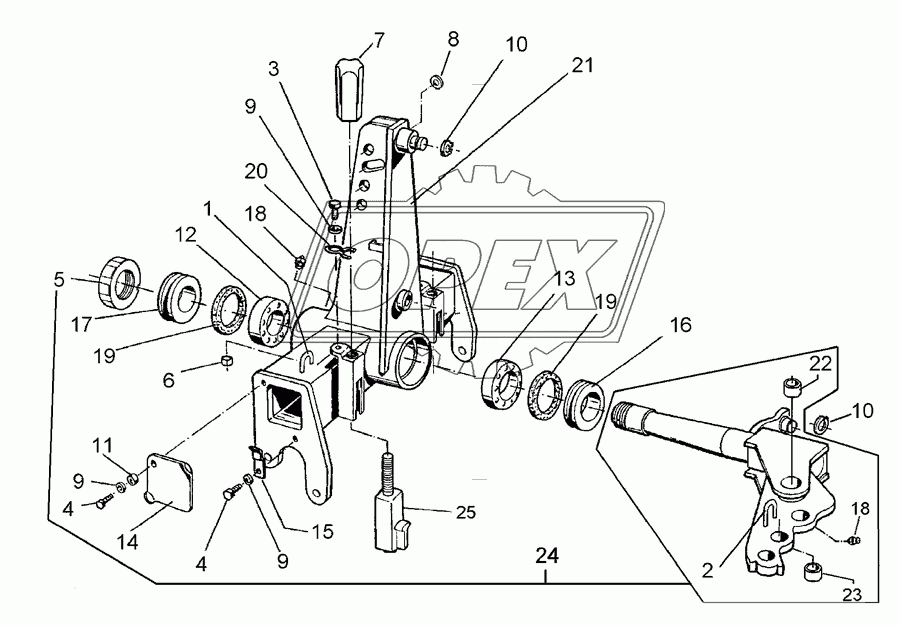 Turnover mechanism E100-L