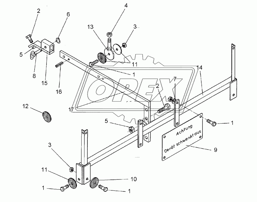 Carrier for light	LH3A UNI