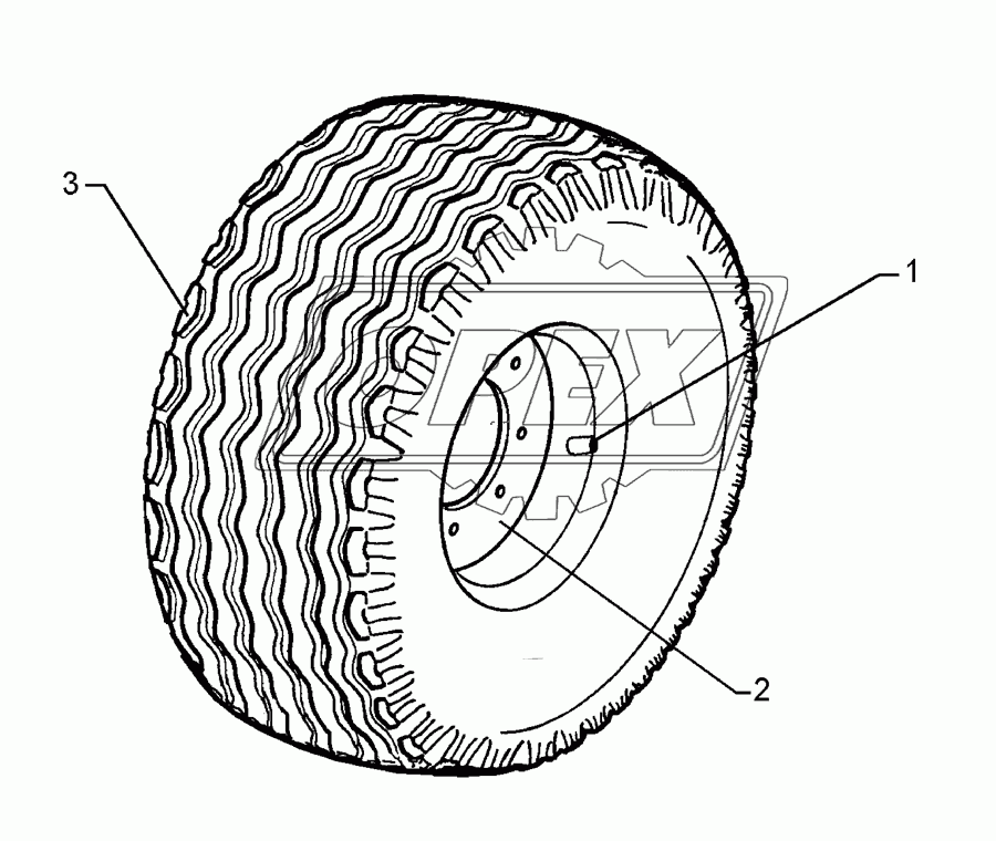 Wheel 6/161/205 D18 D770/340