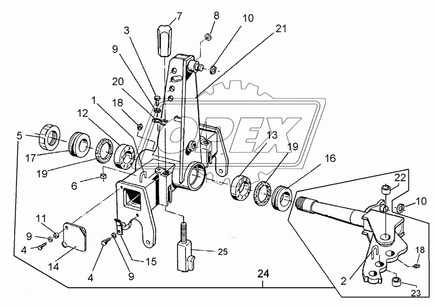 Turnover mechanism E100-L