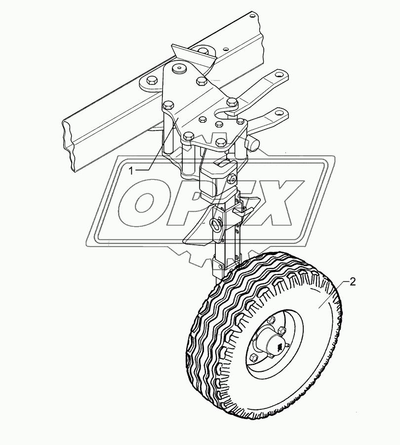 Depth wheel VO7/615 195R15 D650x198