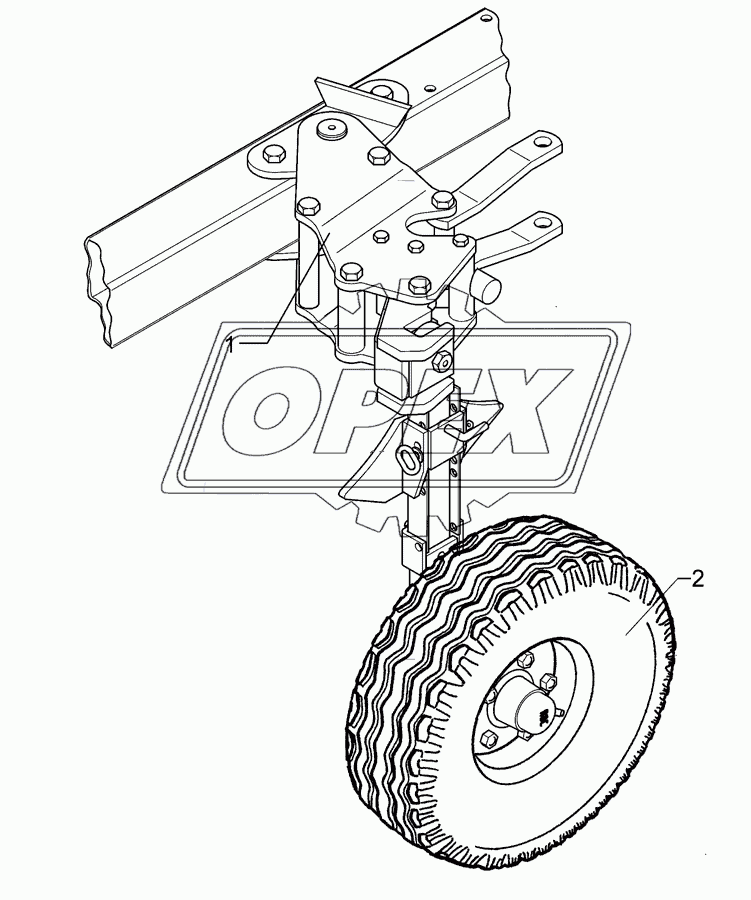 Depth wheel VO7/615 10.0/80-12