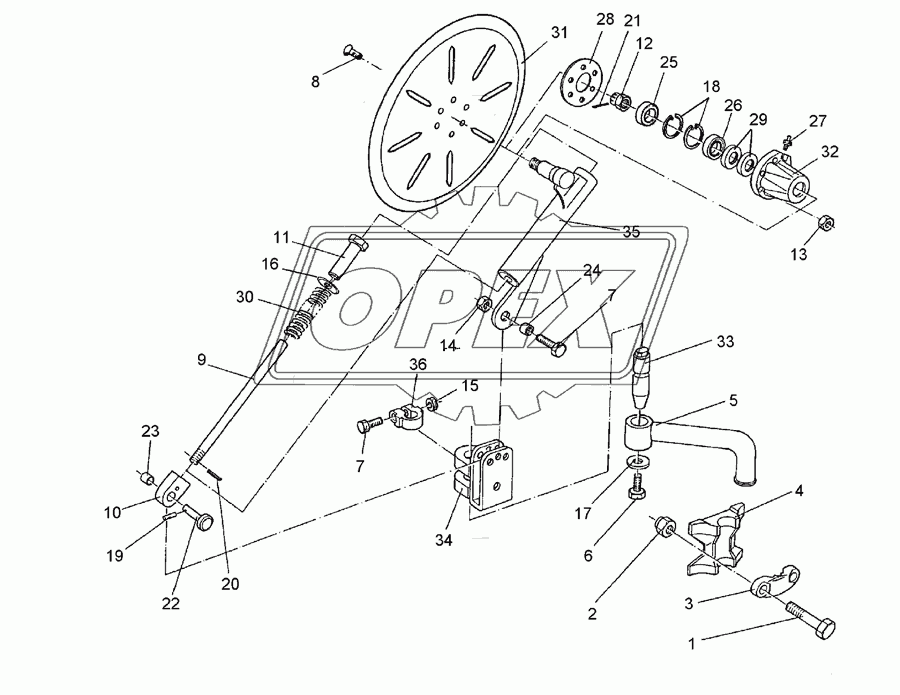 Trip disc-coulter	X140-X160 RE 500 G