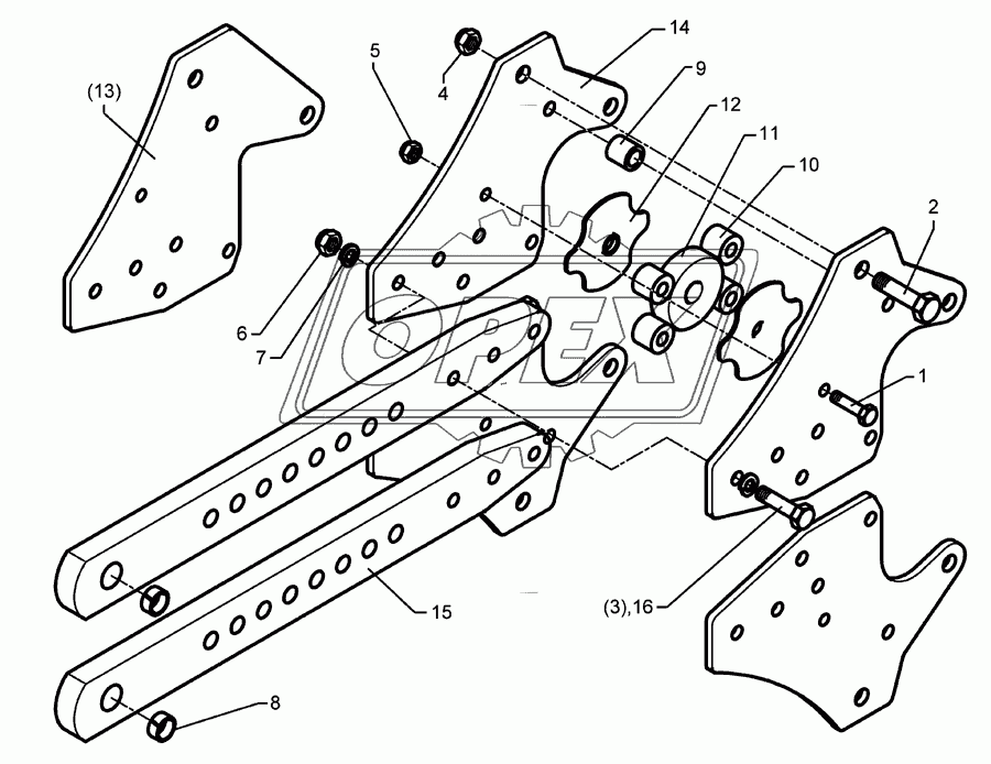 Trip device Rolle-HY-170_80.30-D14