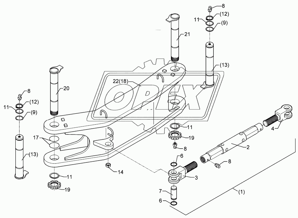 Adjustment centre E-60/1031 OF