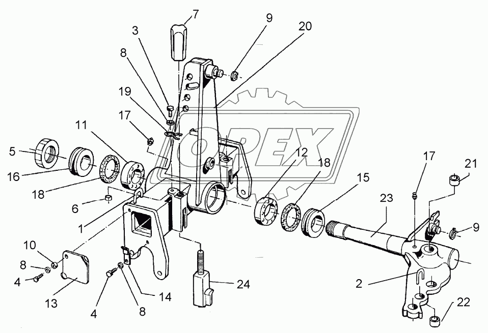 Turnover mechanism E120