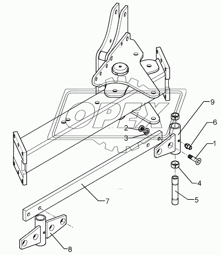 Rod Anbauteil VO8/8X-4/5/6-90