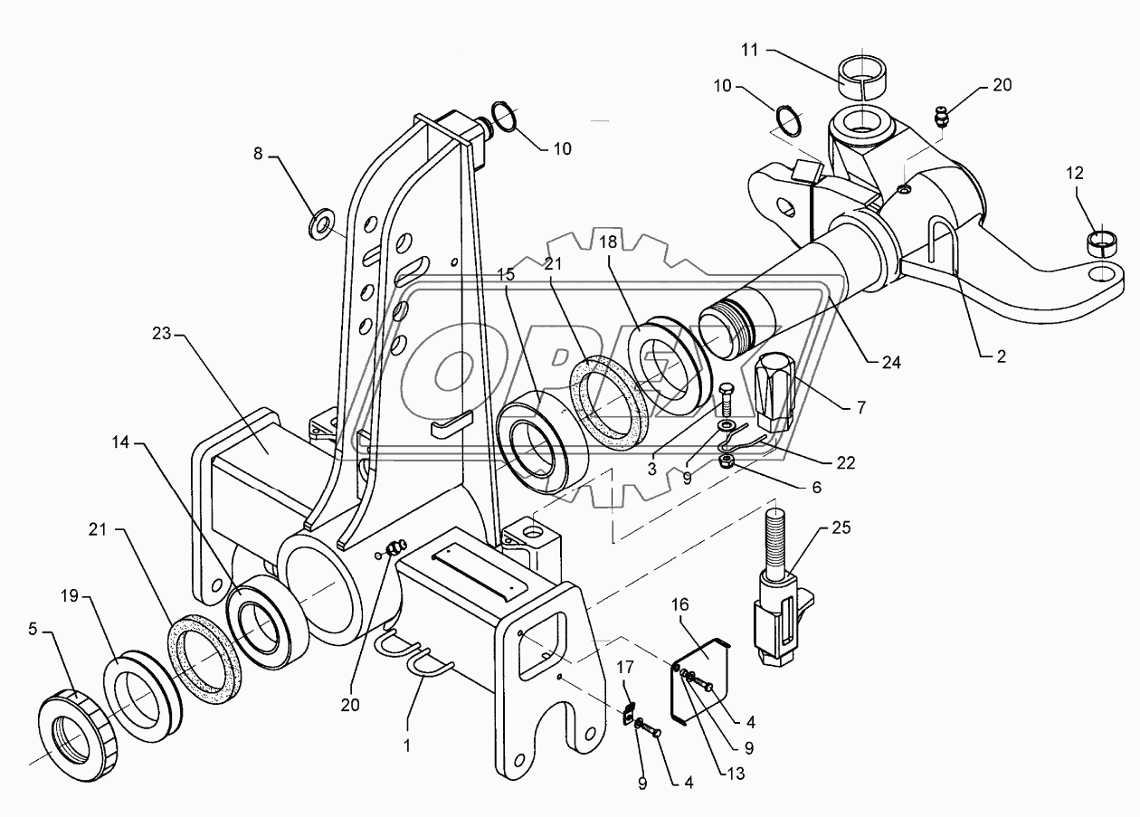 Turnover mechanism E120-OF