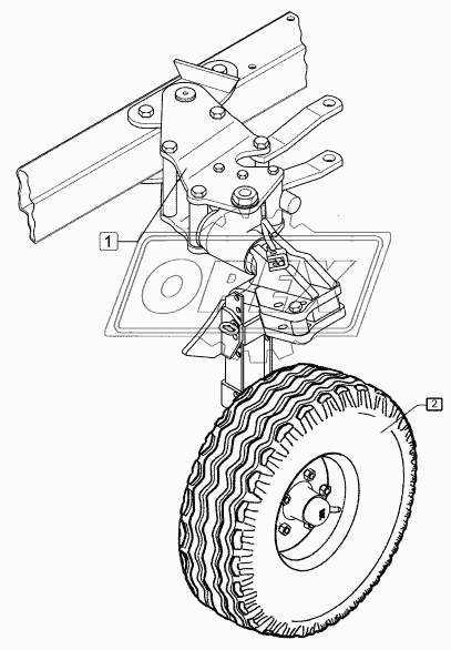 Uni-wheel VO8 10.0/80-12