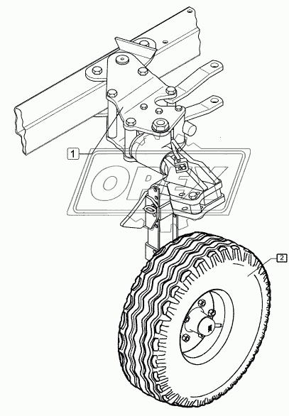 Uni-wheel VO8 10.0/75-15.3