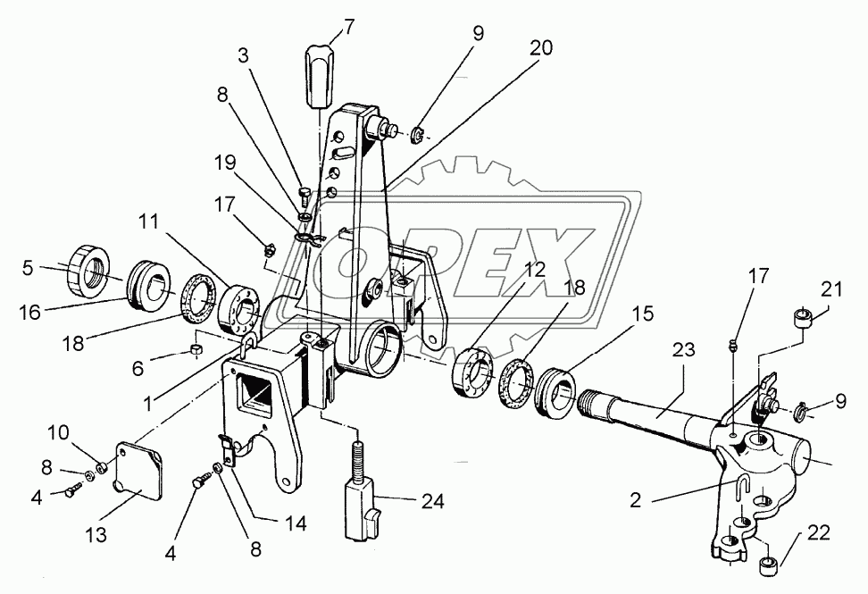 Turnover mechanism E120