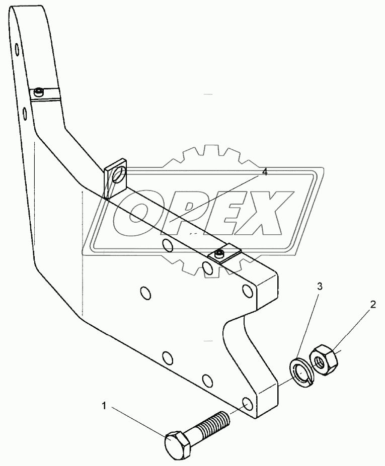 Bracket E8 D16/180x60