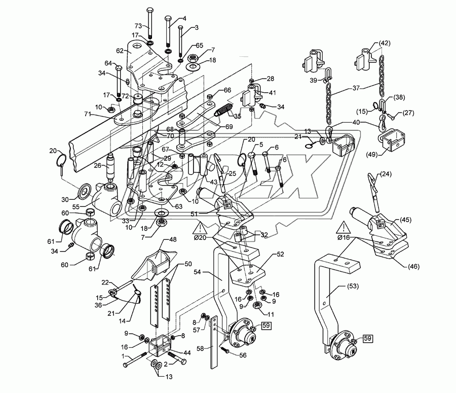 Uni-wheel D35/148/160 VO 9 5/140