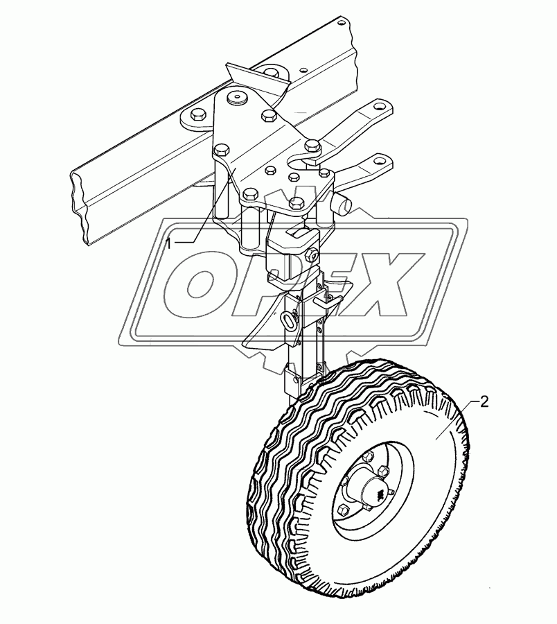 Depth wheel VO 9 10,0/80-12