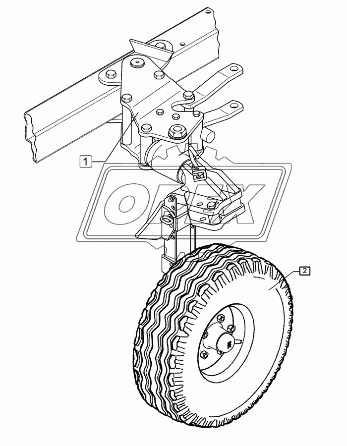 Uni-wheel VO 9 10.0/80-12