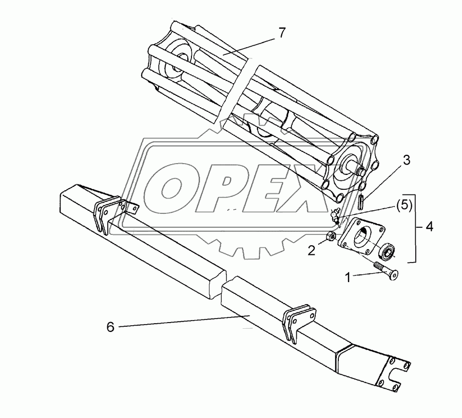 Tube bar roller RSW D540-2.50