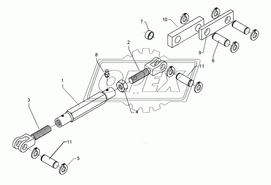 Turnbuckle	TG-250-M